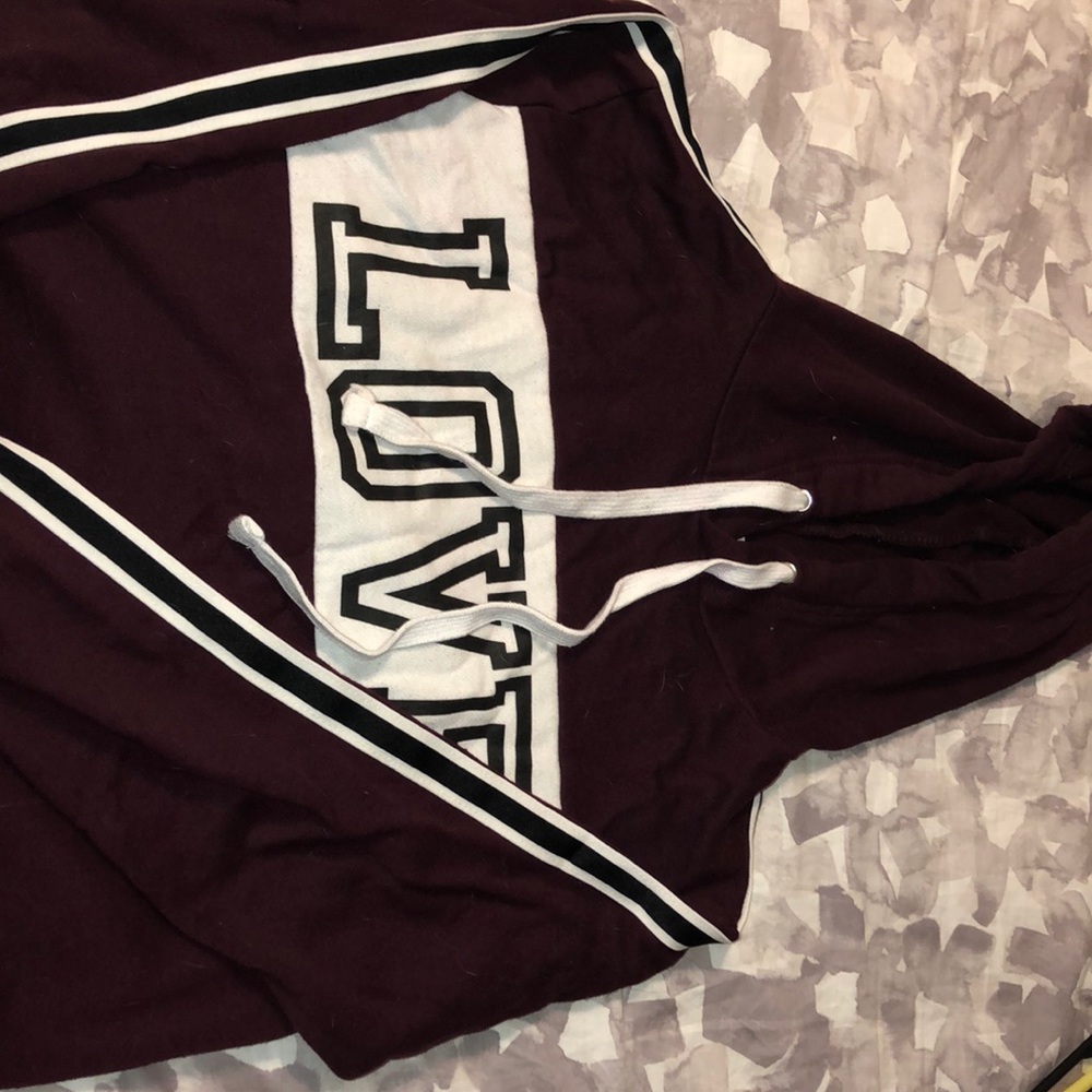 Cropped hoodie